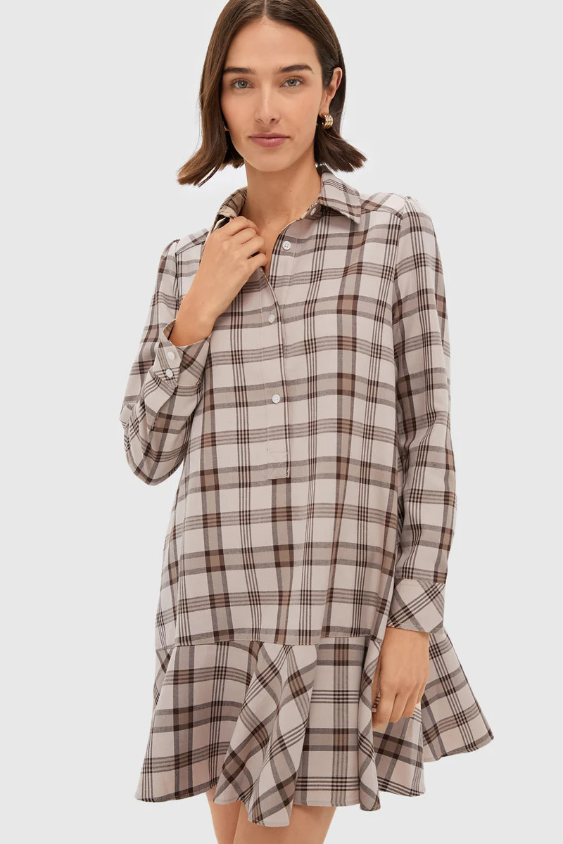 Brown Plaid Callahan Shirt Dress | Tuckernuck (US)
