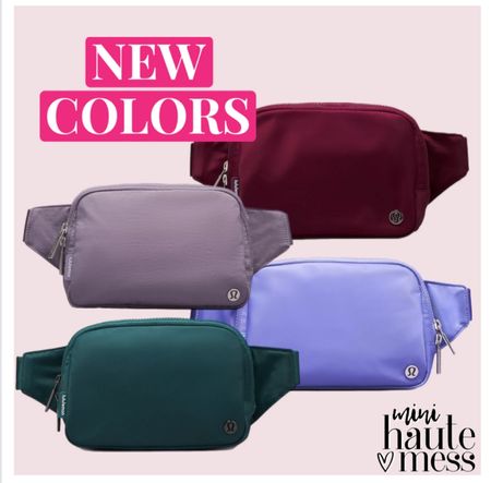 New lululemon belt bag colors! 

#LTKHoliday #LTKGiftGuide #LTKHolidaySale