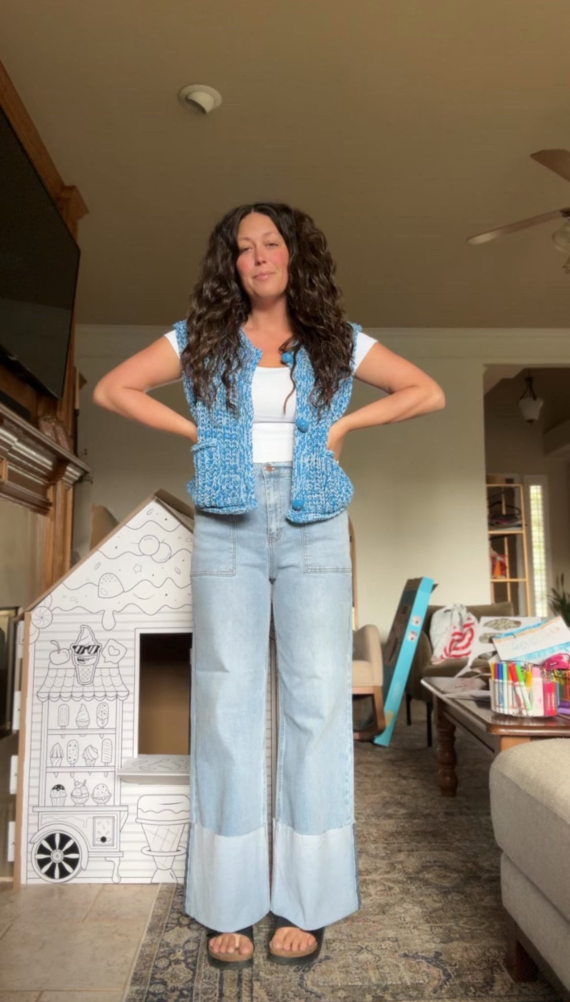 Some days just call for the basics done well—
cuffed jeans, a soft sweater, and a bodysuit that keeps everything feeling put together without trying too hard.  Wearing size 30 jeans

#LTKFindsUnder100 #LTKStyleTip #LTKFindsUnder50