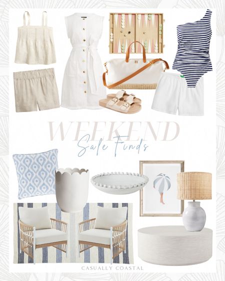 My favorite Weekend Sale Finds! 🌴

Cailini Coastal is offering 20% off purchases over $100, through Sunday! 

Use code “SALE” to take an additional 20% off the Serena & Lily clearance items in this post! 
-
Coastal home decor, coastal decor, coastal sale, coastal home decor, beach home, beach house decor, beach home decor, Serena & Lily Cooke rug, coastal rugs, striped rugs, beach house rugs, indoor/outdoor rugs, living room rugs, kitchen runners, round drum coffee table, coastal coffee tables, canvas overnighter, boys room art, nursery artwork, watercolor art, coastal artwork, indoor/outdoor pillow, coastal pillows, spring pillow covers, raffia backgammon game set, seats scallop cachepot, scalloped planter, white planter, one shoulder swimsuit, striped swimsuit, one piece swimsuit, jcrew swimsuit, women’s bathing suit, airy gauze beach short, beach cover-up, double buckle slide sandals, linen shirt dress, work outfits, work dresses, white dresses, morris table lamp wicker, blue lamps, coastal table lamp, coastal lighting, bow back linen top, linen shorts, linen short set, resort wear, outdoor wicker lounge chair, patio seating, Walmart outdoor furniture, porch furniture, ceramic decorative bowl 

#LTKhome #LTKfindsunder100 #LTKsalealert