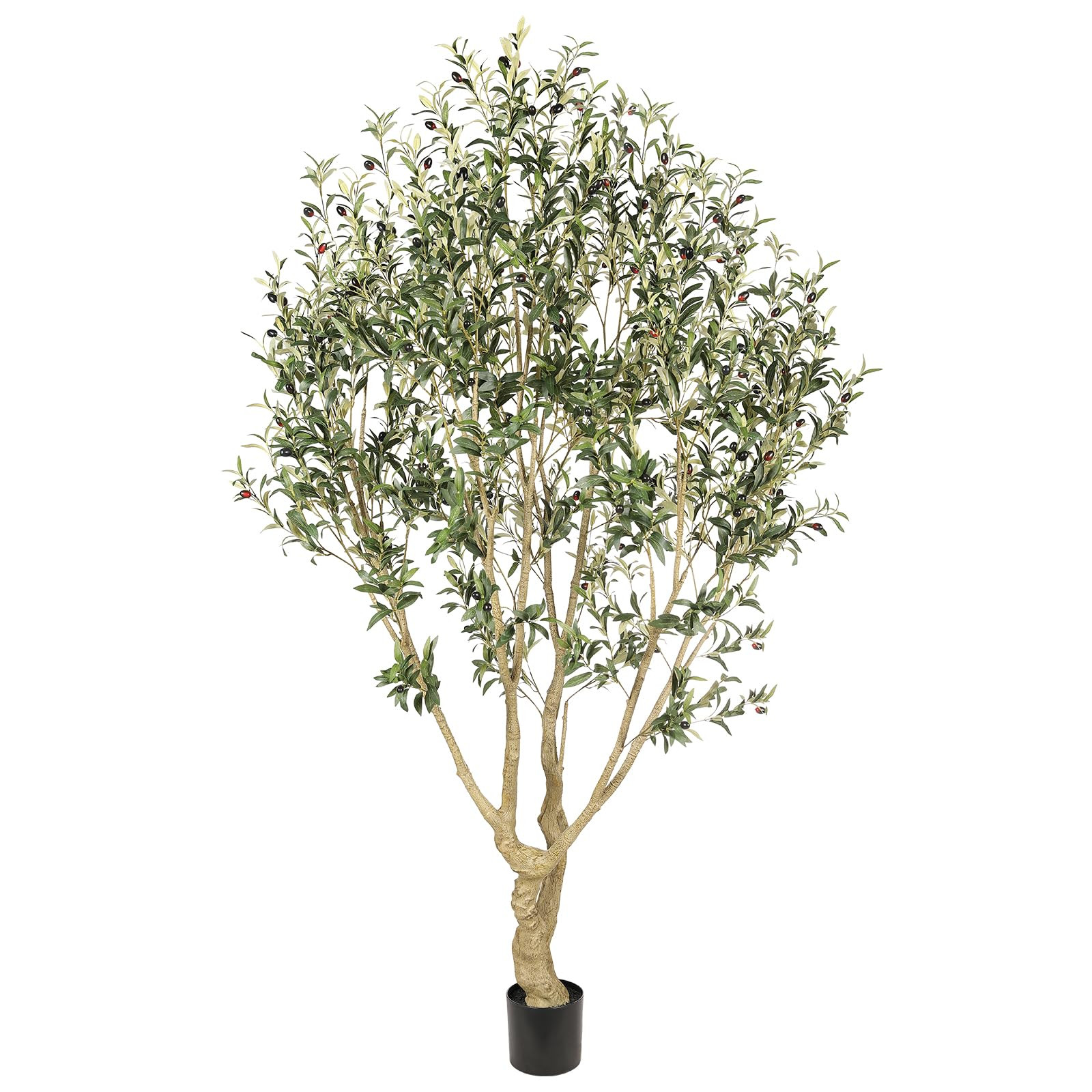 Realead Faux Olive Tree 7ft - Large Artificial Olive Tree Indoor with Realistic Leaves and Olives... | Amazon (US)