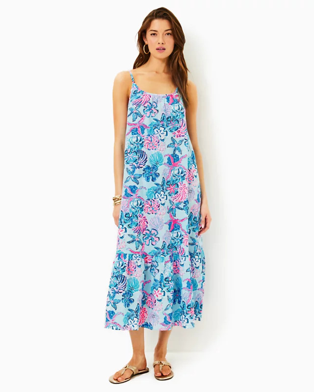 Amerie Linen Midi Dress | Lilly Pulitzer | Lilly Pulitzer