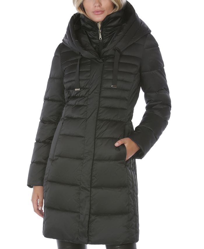 Tahari Women's Hooded Down Puffer Coat & Reviews - Coats & Jackets - Women - Macy's | Macys (US)