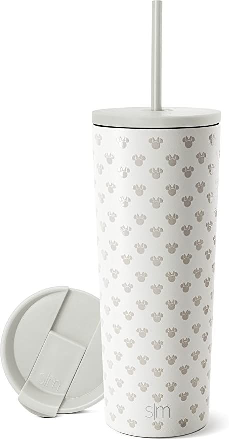 Simple Modern Disney Insulated Tumbler Cup with Flip Lid and Straw Lid | Gifts for Women Men Reus... | Amazon (US)