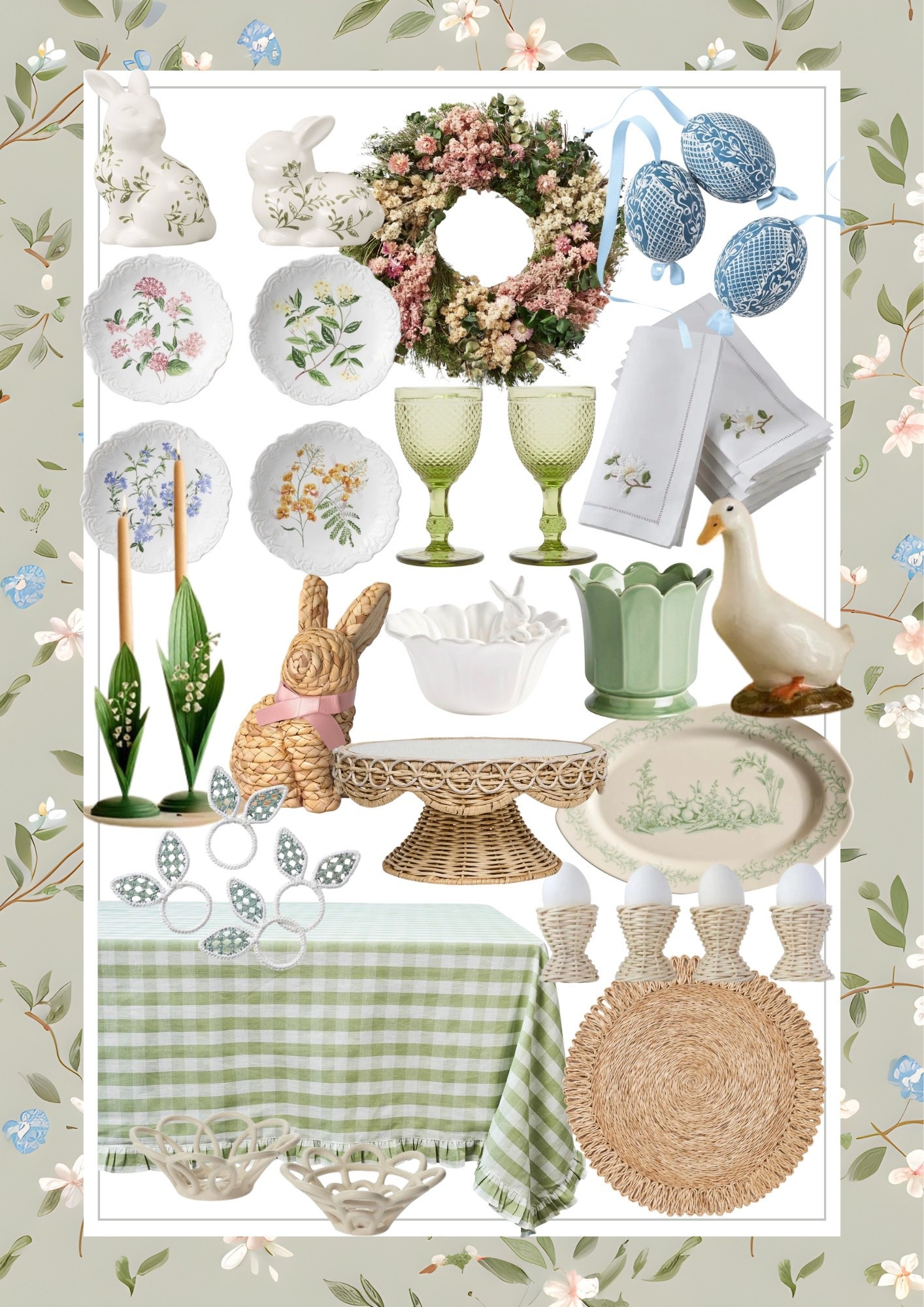 Easter decor. Easter tablescape. Spring kitchenware 

#LTKHome #LTKOver40 #LTKSeasonal