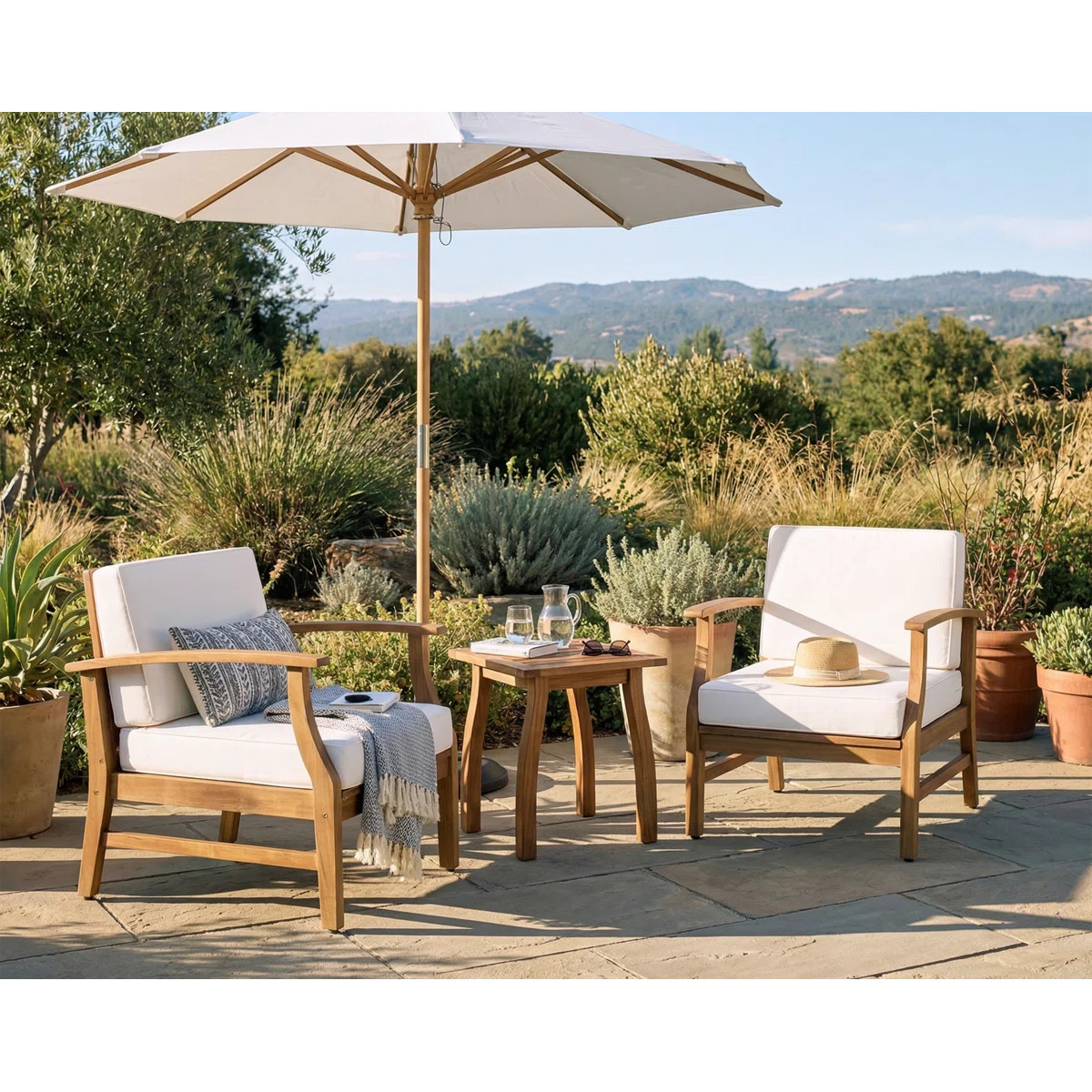 Bevelyn 3 Piece Seating Group with Cushions | Wayfair North America