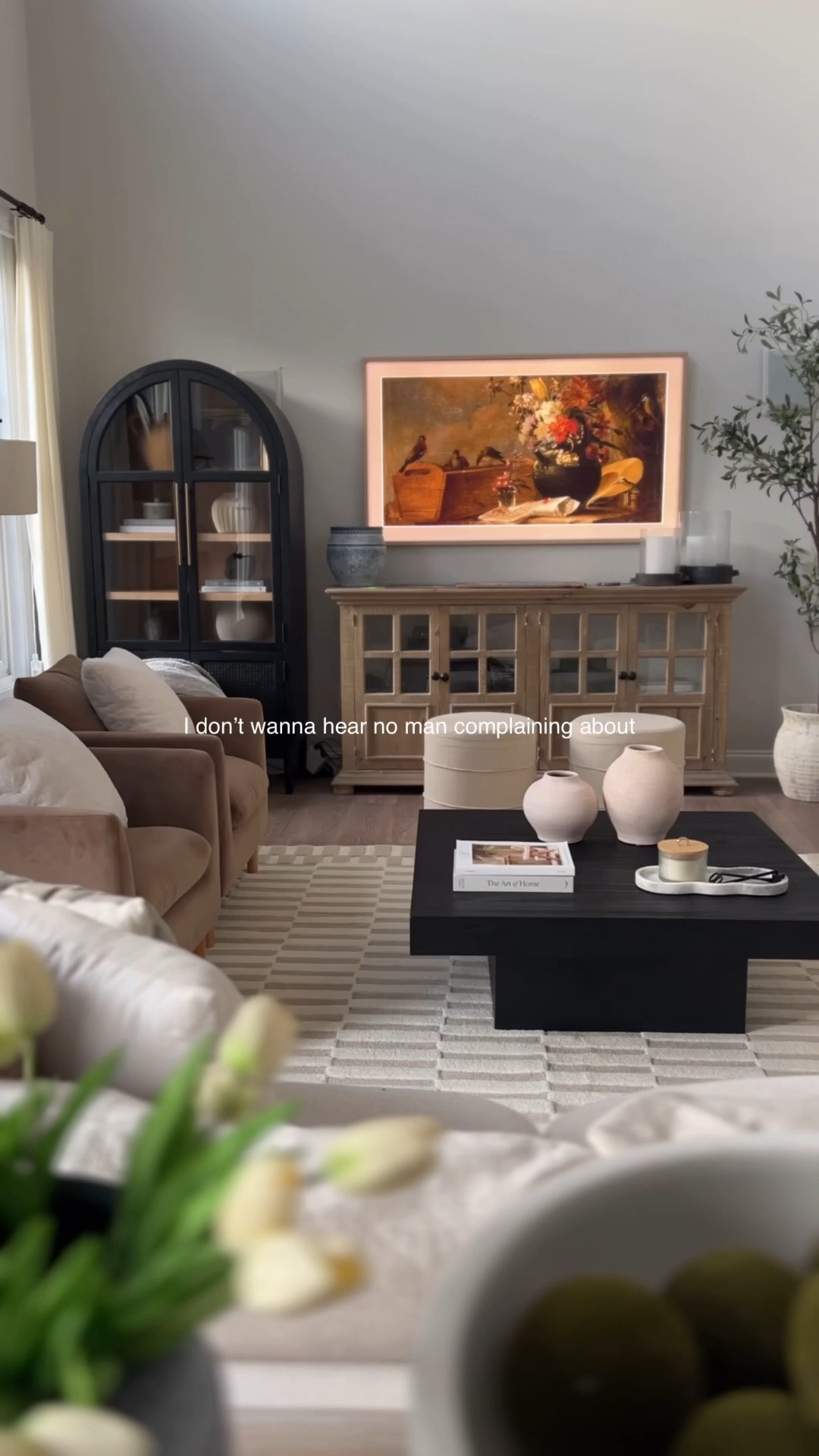 Home decor, neutral home, area rug, dining room, loloi, @Wayfair @Target @Pottery Barn @TJ Maxx vase, organic modern, olive tree, kitchen decor, living room decor