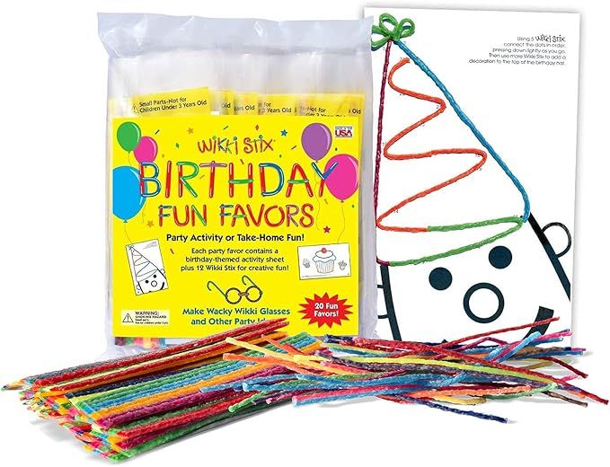 Arts and Crafts for Kids Birthday Fun Favors, Non-Toxic, Waxed Yarn, Fidget Toy, Reusable Molding... | Amazon (US)