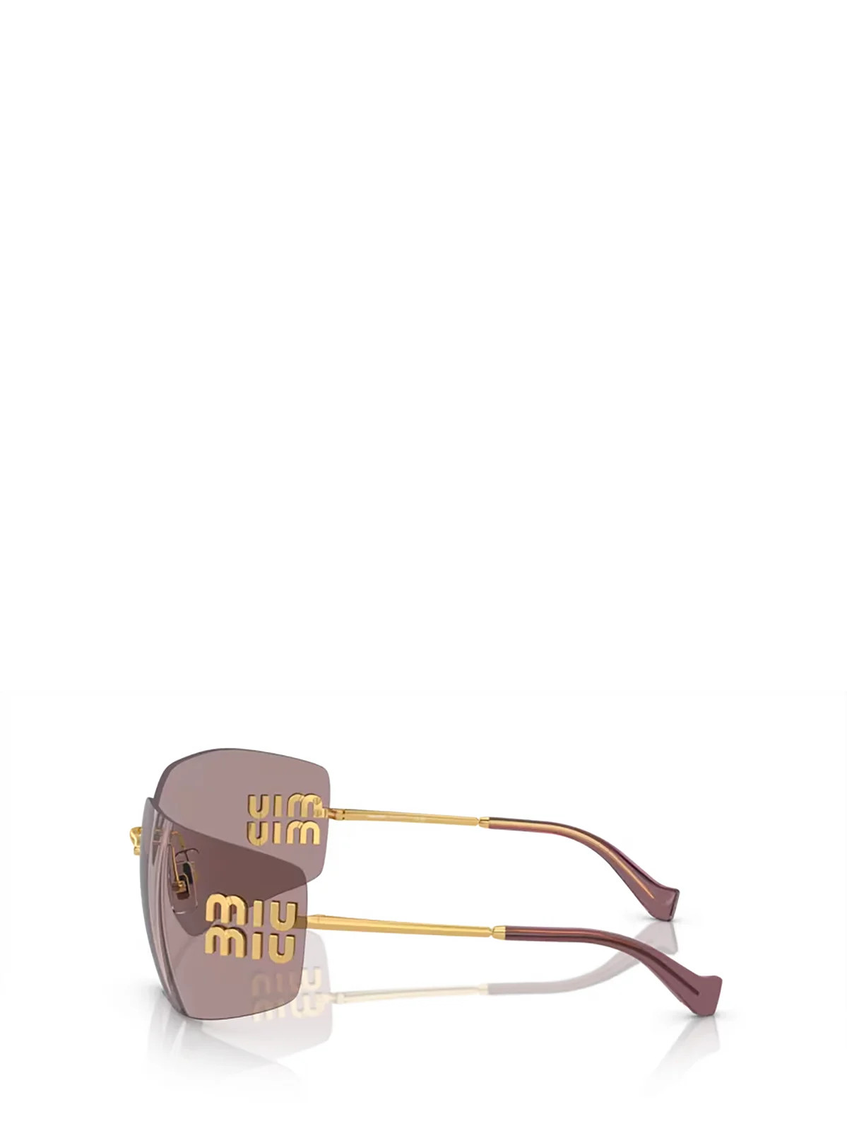 Miu Miu Eyewear Wraparound Sunglasses | Cettire Global