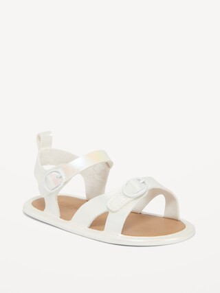 Faux-Leather Buckle Sandals for Toddler Girls | Old Navy (US)