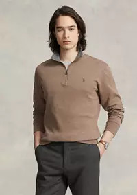 Luxury Jersey Quarter-Zip Pullover | Belk