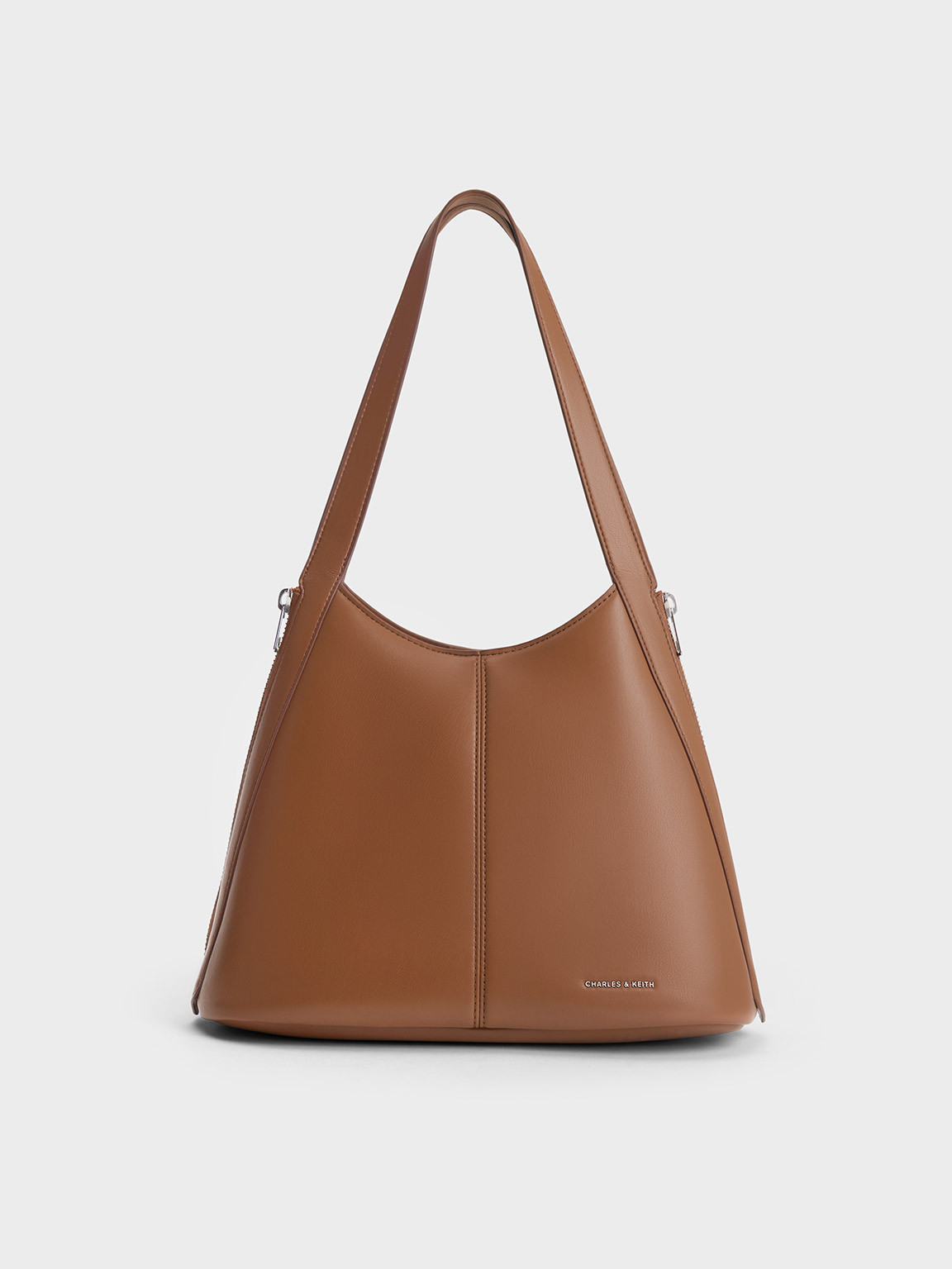 Tan Saskia Slouchy Tote Bag | CHARLES & KEITH | Charles & Keith US