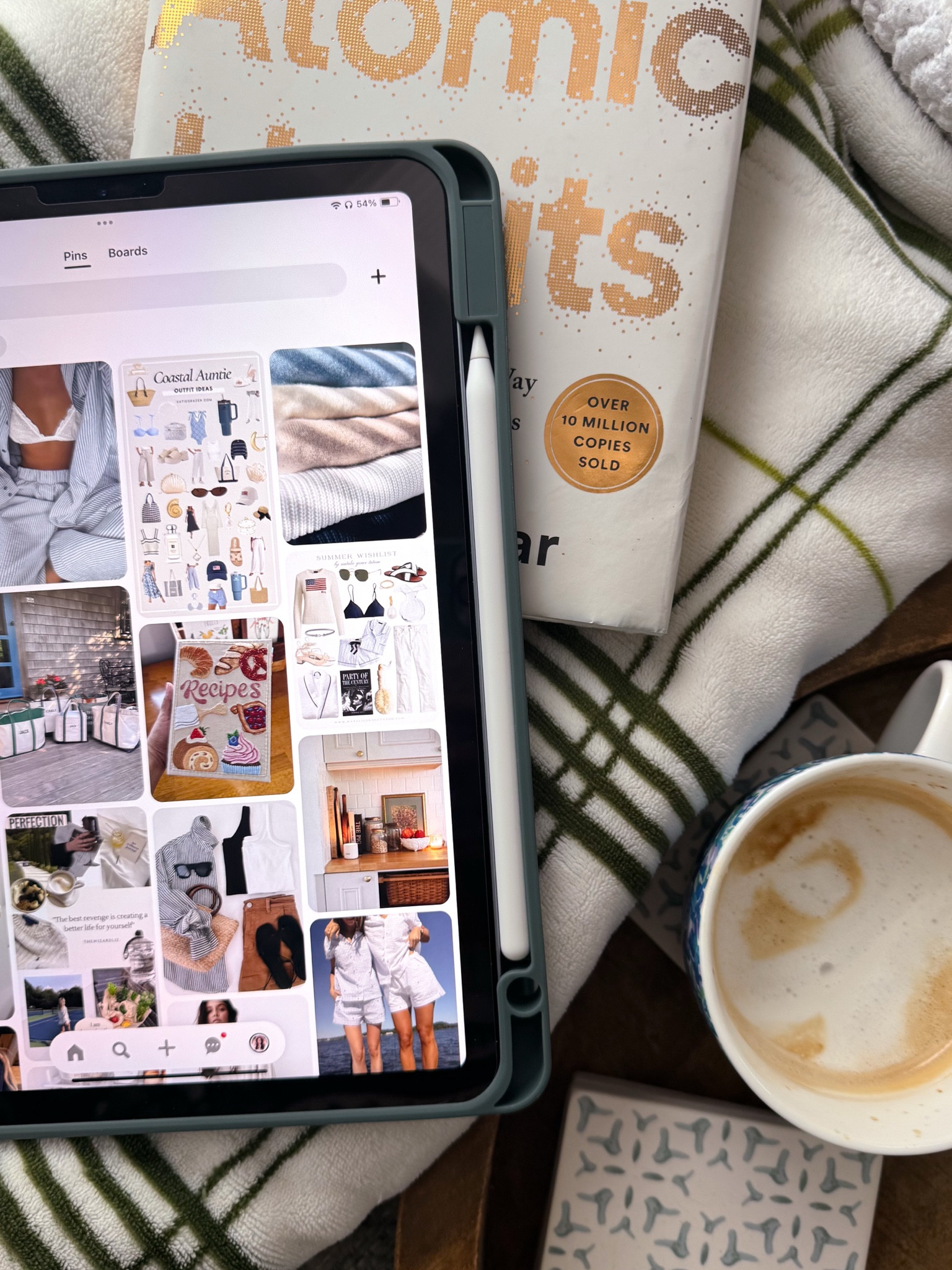 Morning essentials! #coffee #ipad #reading 

#LTKFindsUnder50 #LTKFindsUnder100 #LTKHome