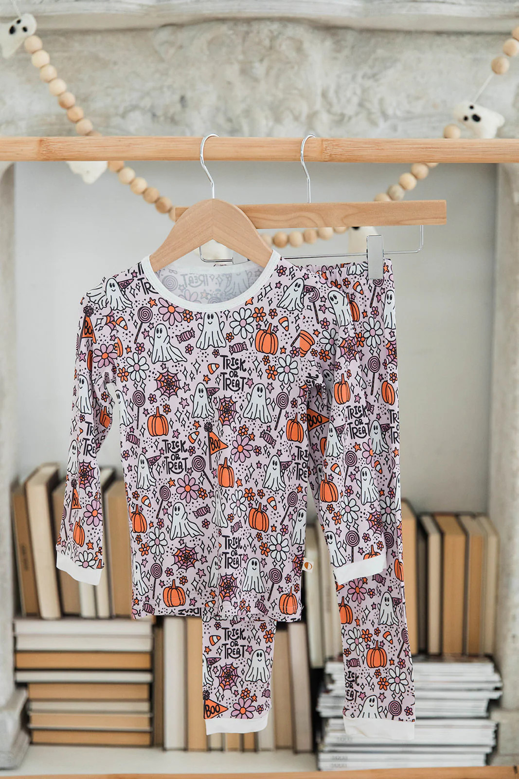 Ghost & Pumpkins Two-Piece Set | Halloween Loungewear for Toddler & Kids | Ollie's Day