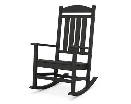 POLYWOOD Presidential Rocking Chair in Black | Amazon (US)