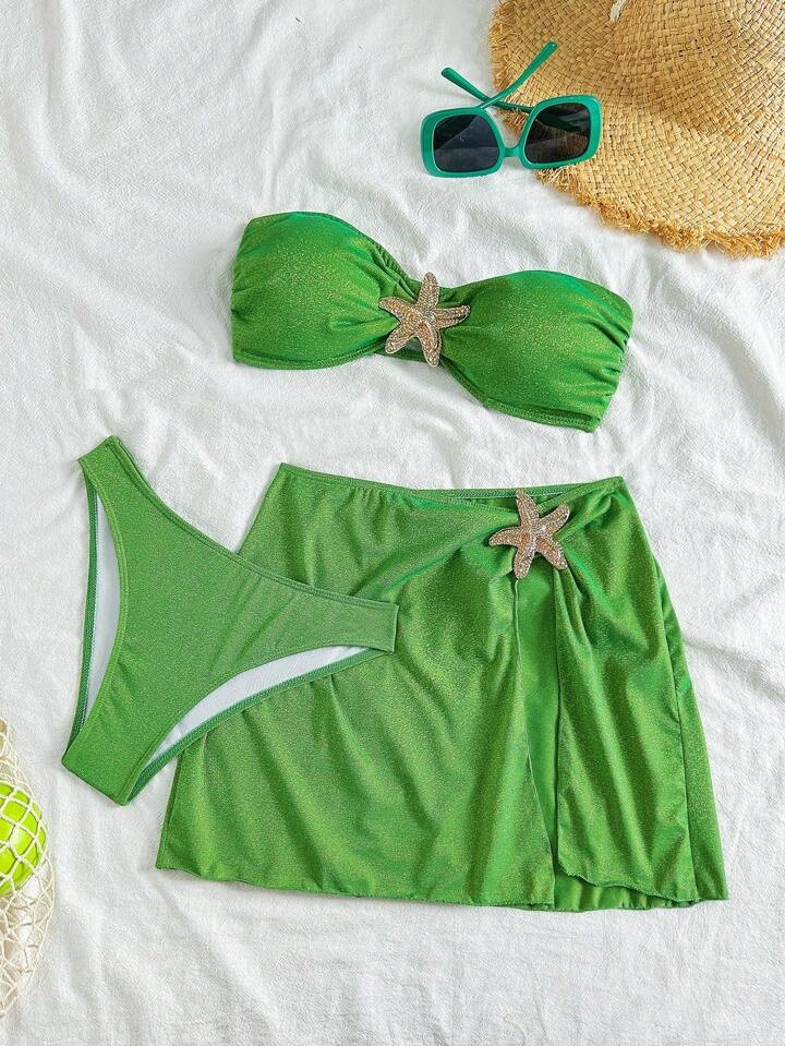 Soleia Swim Suits For Women,Summer Outfits For Women,Bikini Set,Beachwear,Vacation Outfits Woman,... | SHEIN