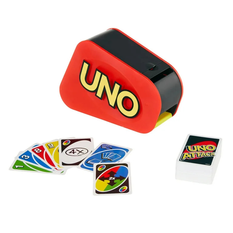 UNO Attack Card Game for Family Night with Card Launcher Featuring Lights & Sounds | Walmart (US)