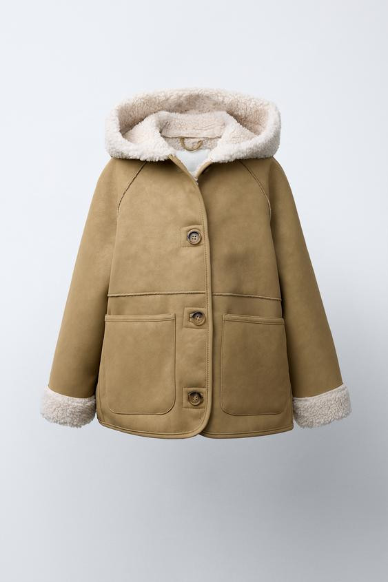 DOUBLE-FACED FLEECE COAT | Zara US