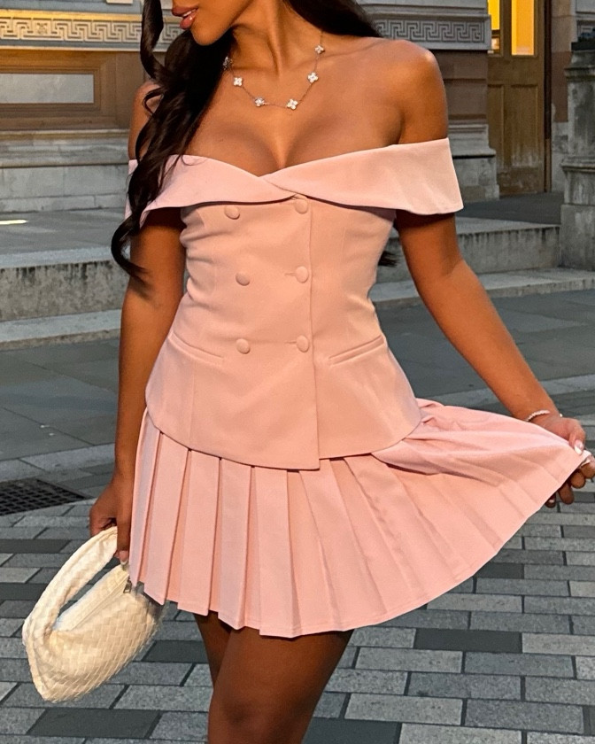 Baby pink cute co ord 

#LTKpartywear #LTKstyletip #LTKluxury