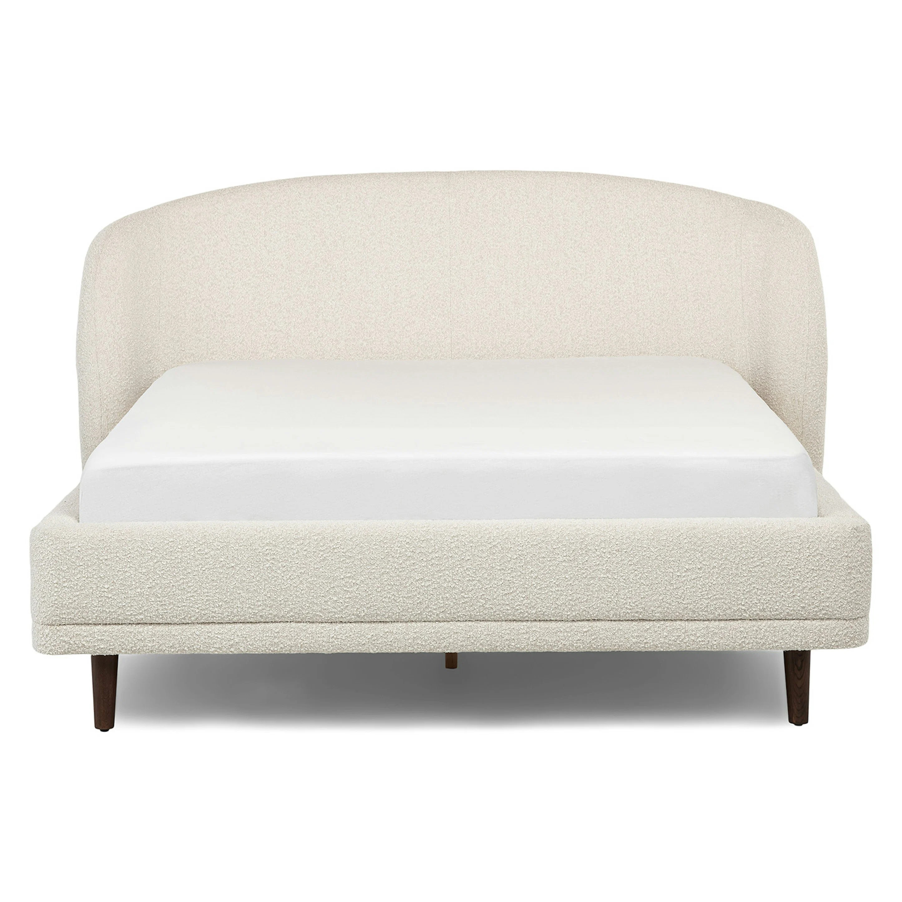 Kayra Queen Upholstered Bed - Ivory Bouclé | Article