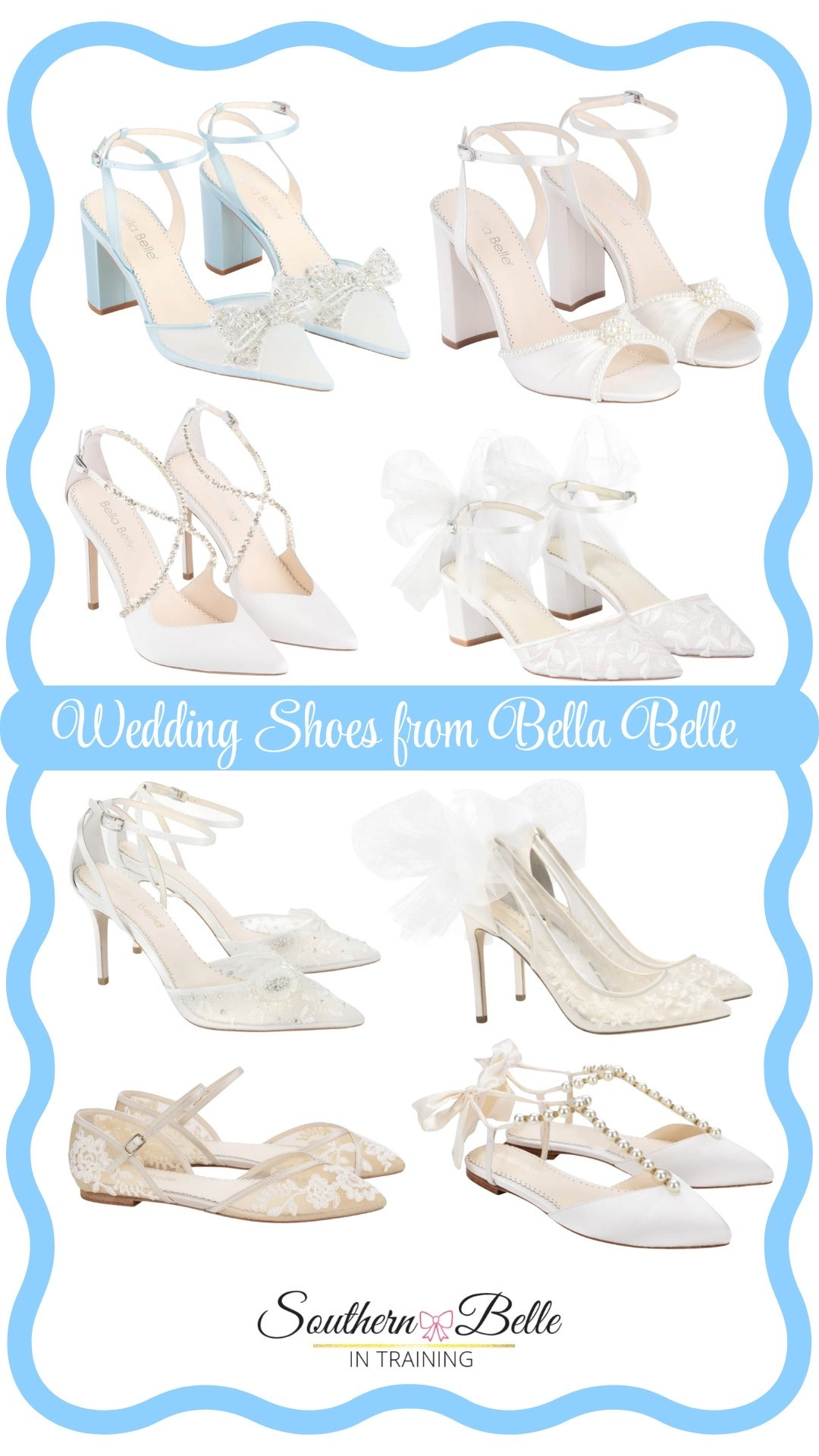 Bridal Shoes || Wedding Shoes || White Bow Heels || White Heels || White Shoes || Bow Heels || Bella Belle Shoes 

#LTKWedding #LTKShoeCrush