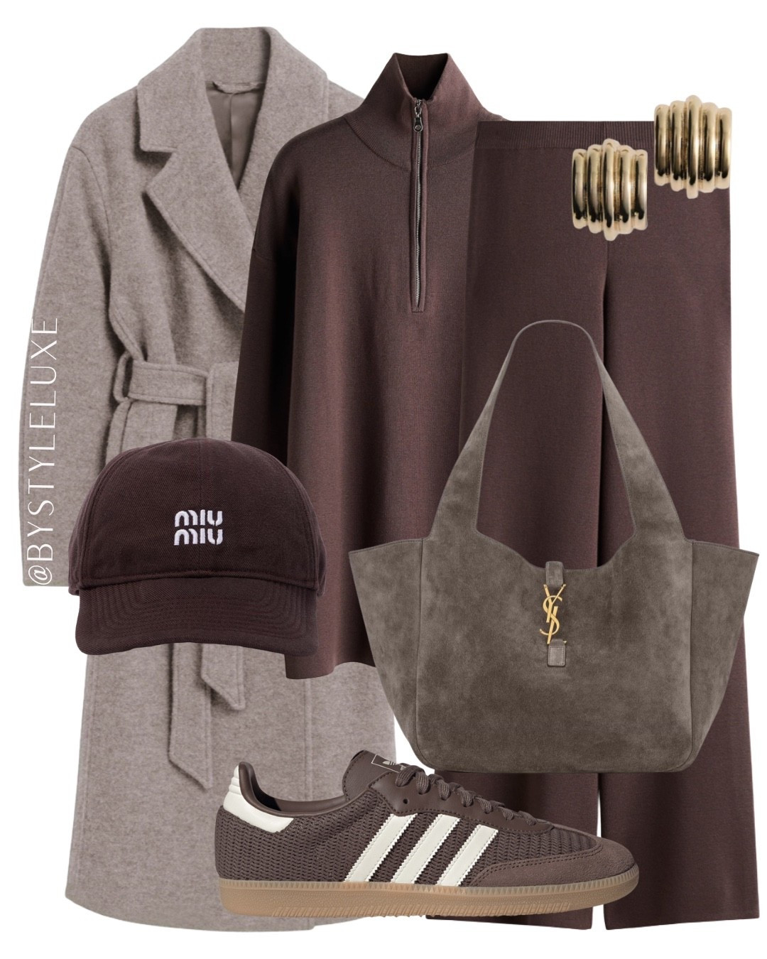 OFF DUTY LOOK - styling this new in deep taupe knitted set for a coat and casual look 

#wintercoat #autumnoutfit #knittedset

#LTKuk #LTKshoes #LTKautumn