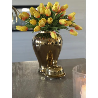 Golden Ginger Jar - Large | Wayfair North America
