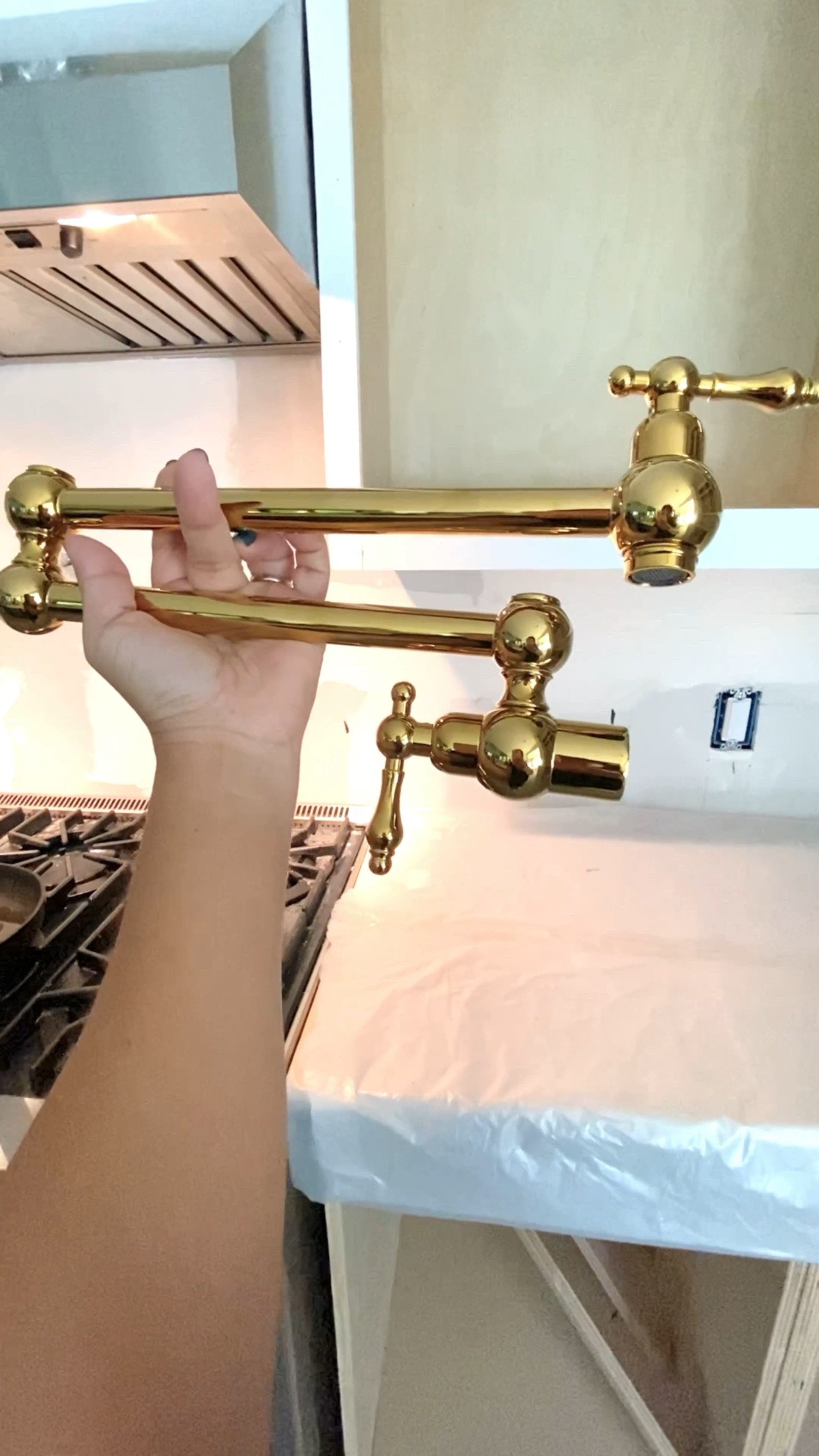 Gold Kitchen Wall Mount Pot Filler 

#LTKhome #LTKFind #LTKSale
