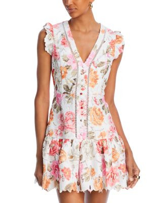 Aqua Lace Floral Dress - Exclusive | Bloomingdale's (US)