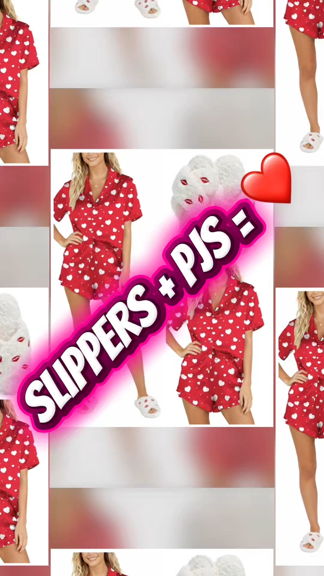 Valentine’s PJs + slippers = total match! 💕   

AI helped me put them together, and I’m loving this cozy, cute vibe. ❤️

#ValentinesPJs
#CozyVibes
#ComfyAndCute
#LoungewearGoals
#CuteAndCozy

#LTKselfcare #LTKootd