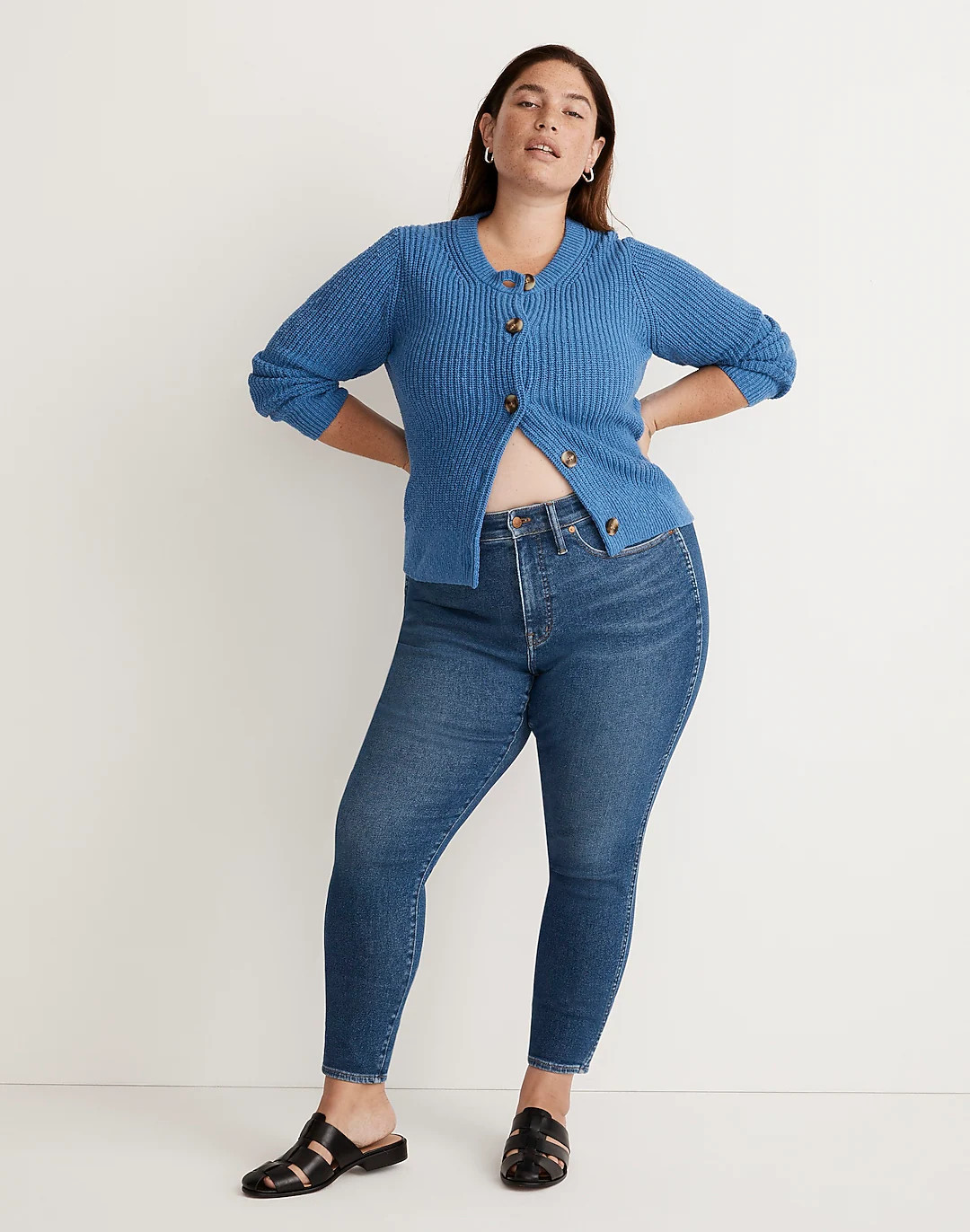 Plus Curvy 10" High-Rise Skinny Jeans in Eardley Wash | Madewell