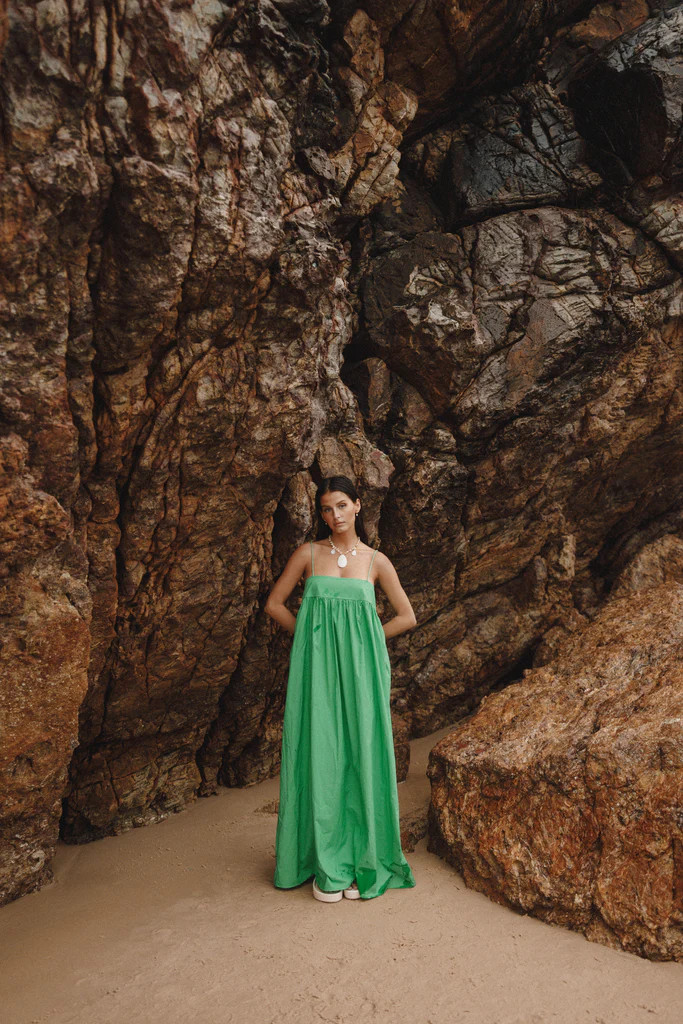 Serina Maxi Dress - Green | Petal & Pup (AU)