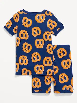 Unisex Snug-Fit Printed Pajama Shorts Set for Toddler & Baby | Old Navy (US)