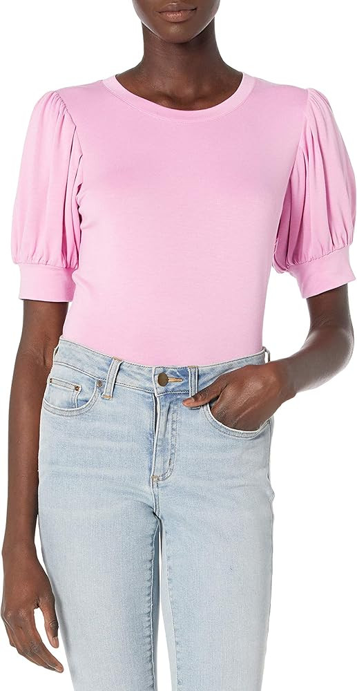 Daily Ritual Women's Supersoft Terry Puff-Sleeve Top | Amazon (US)