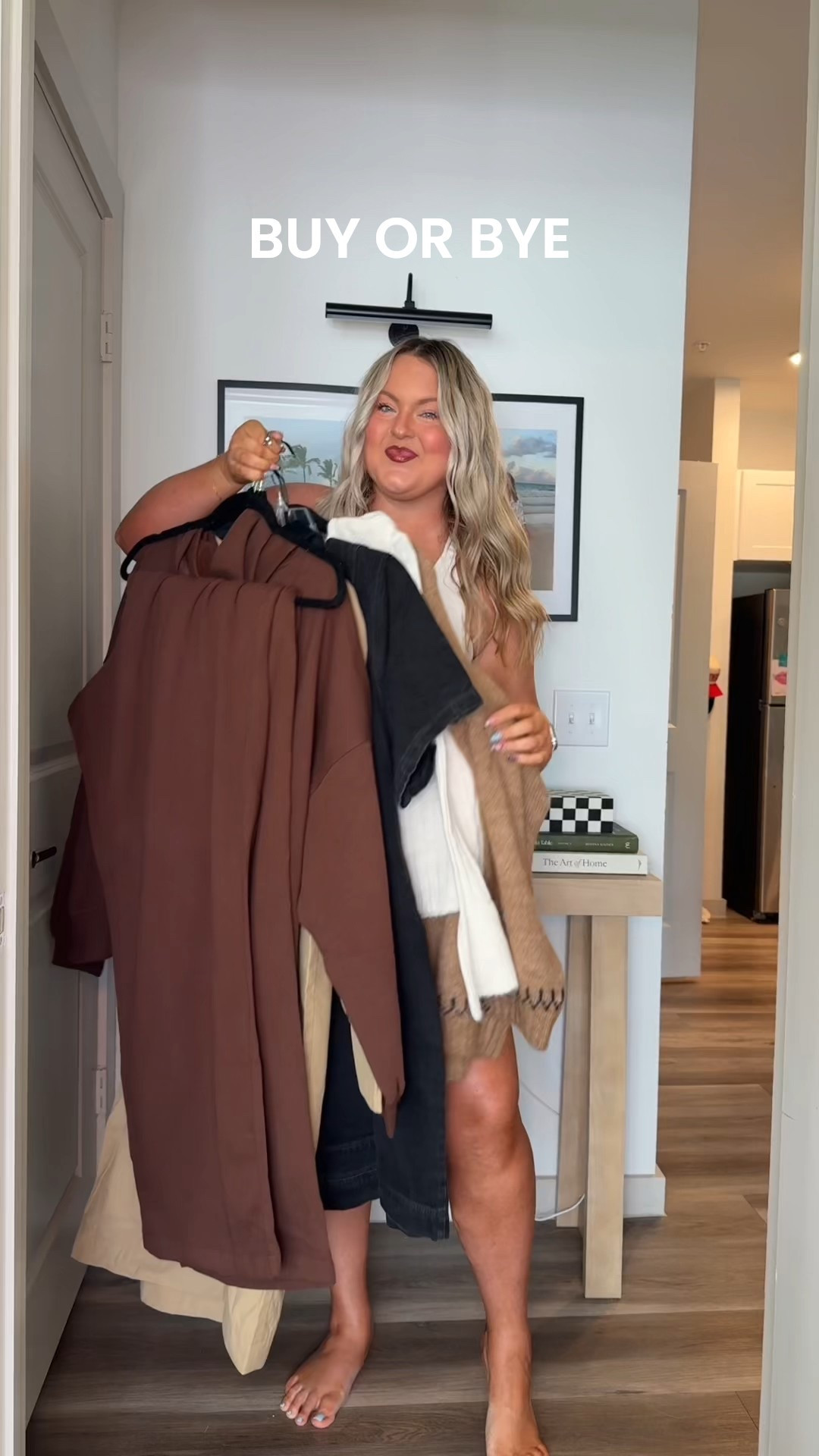 Horse sweater: I sized up to a 2x for oversized fit 
Black skirt: xxl—it was hanging off me so size down 
Barrel pants: 18 tall
Sweater: xxl—true to size 
Dress: xxl reg—true to size 
Sweatshirt: 2x 
Sweatpants: xxl tall  
Trench: 2x

#LTKSeasonal #LTKPlusSize #LTKTall