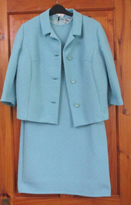 vintage mod / 60s crimplene dress & Jacket suit size 12 | eBay UK