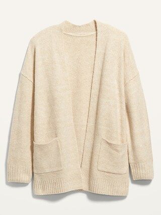 Cozy-Knit Open-Front Cardigan Sweater for Women | Old Navy (US)