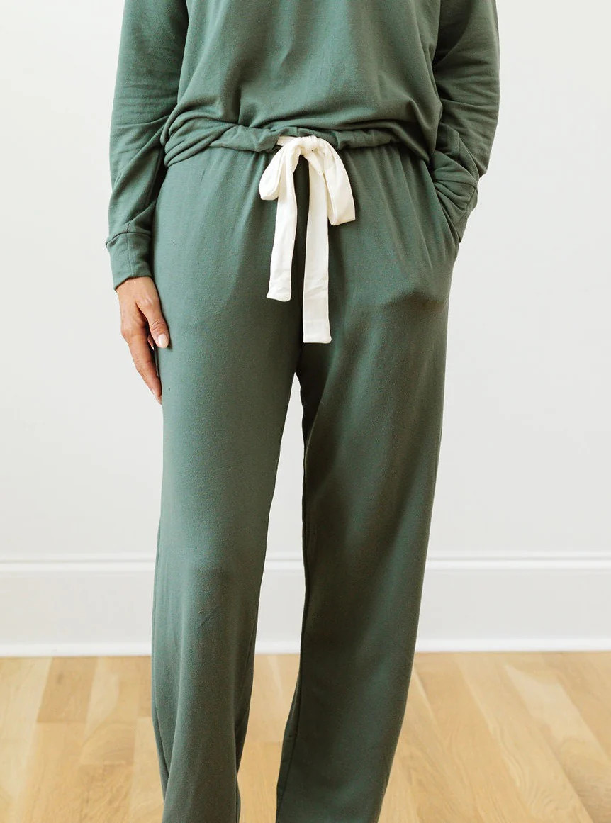 *PREORDER* Women's Lounge Set in Basil | Plain Jane