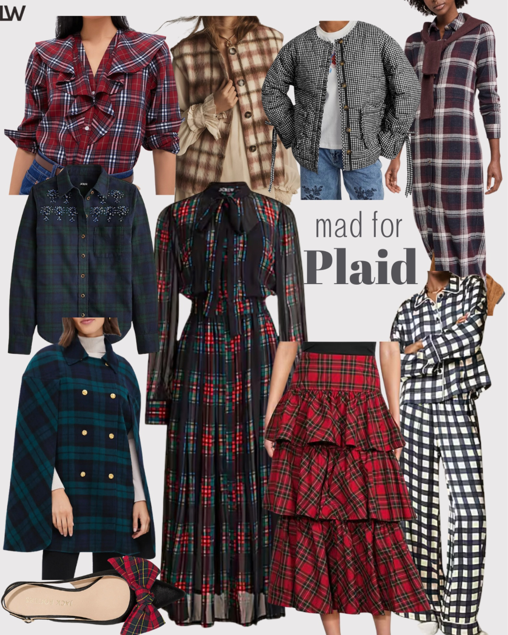 Plaid Season ❤️🤎🖤 love these picks for day and night. 

#LTKParties #LTKHoliday #LTKFindsUnder100