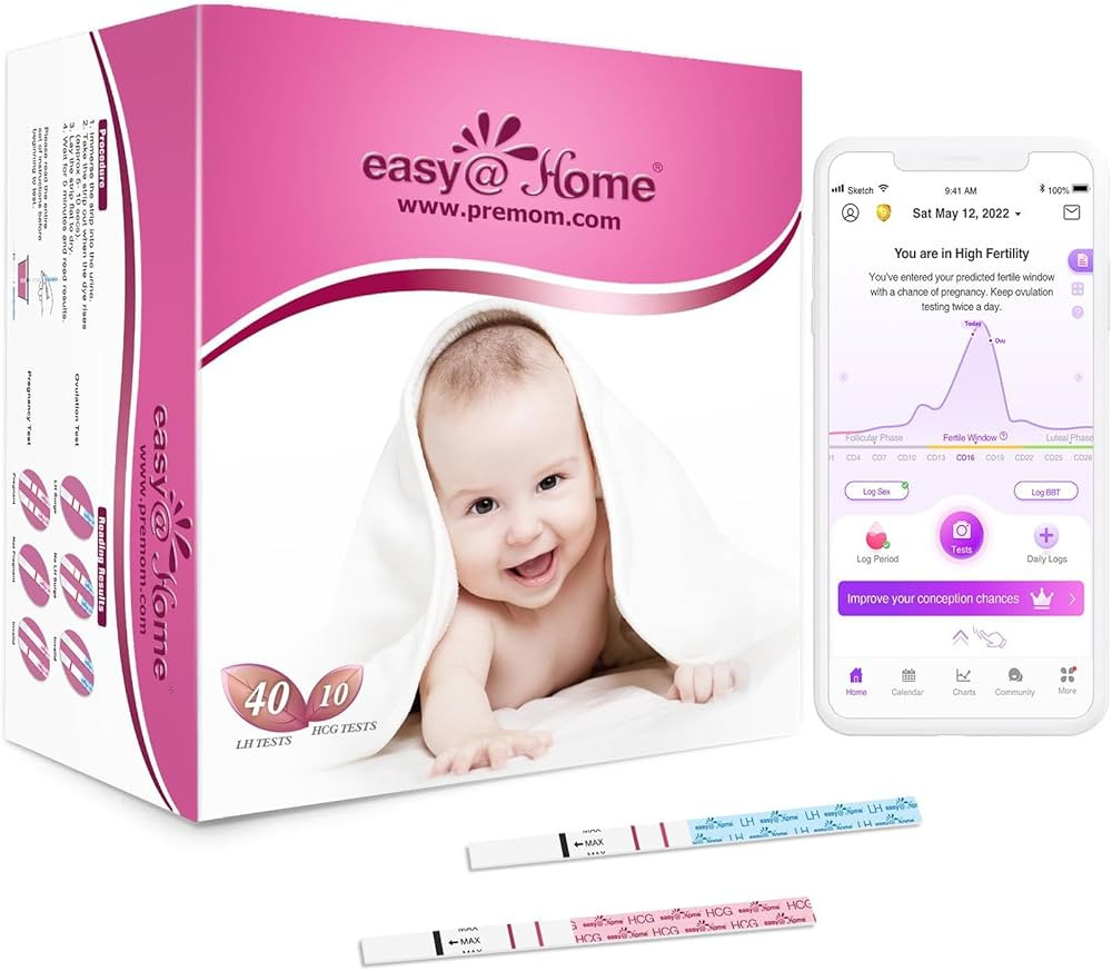 Ovulation Test Strips Powered by Premom Ovulation Predictor APP, FSA Eligible, 40 Ovulation Test ... | Amazon (US)