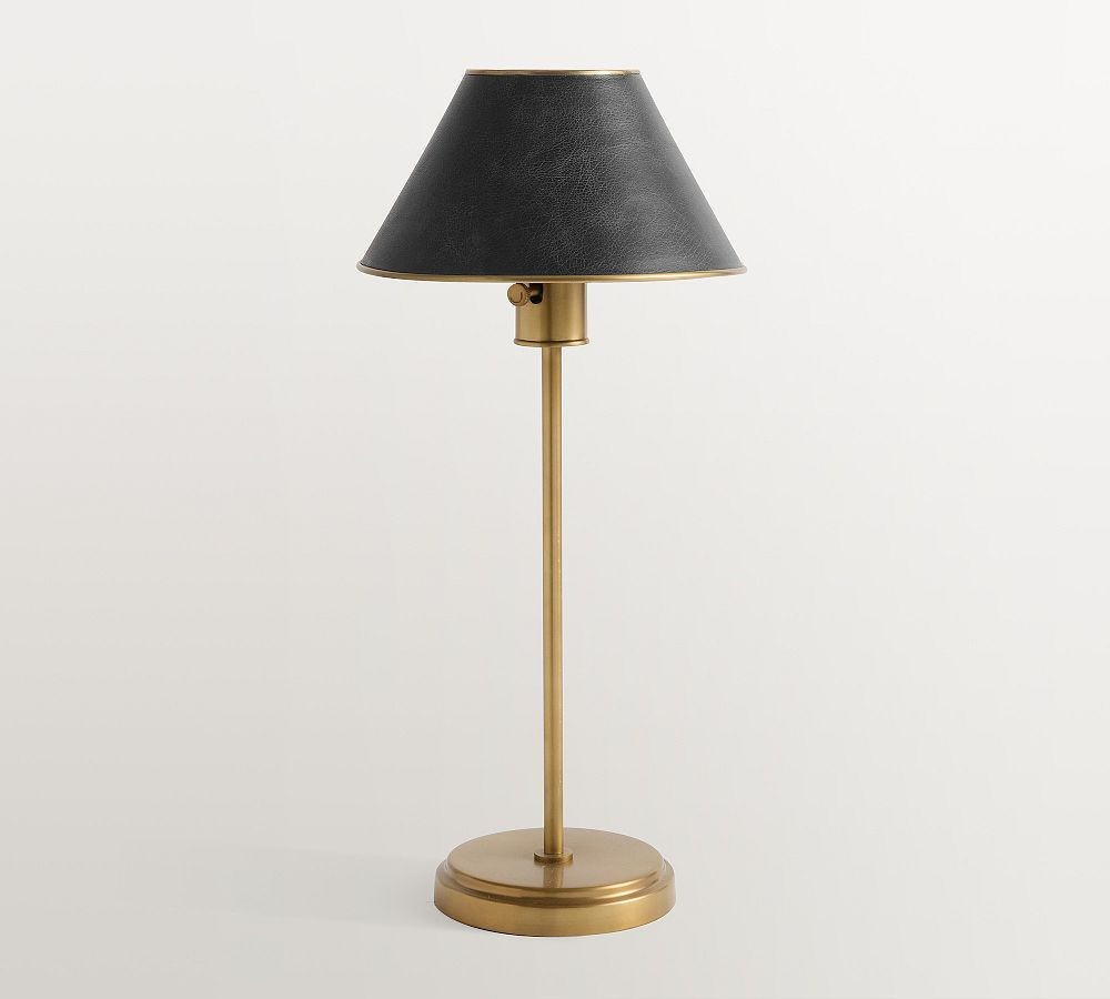 Ford Metal & LeatherConsole Table Lamp (21") | Pottery Barn (US)