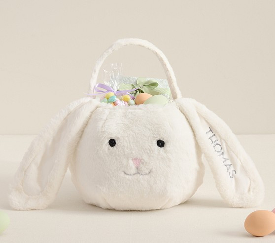 Fur Bunny Easter Bucket | Pottery Barn Kids