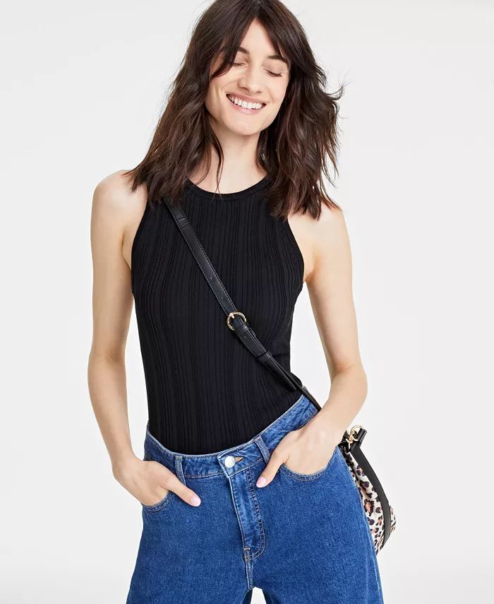 On 34th Women's Ribbed Knit Tank Top, Created for Macy's - Macy's | Macy's