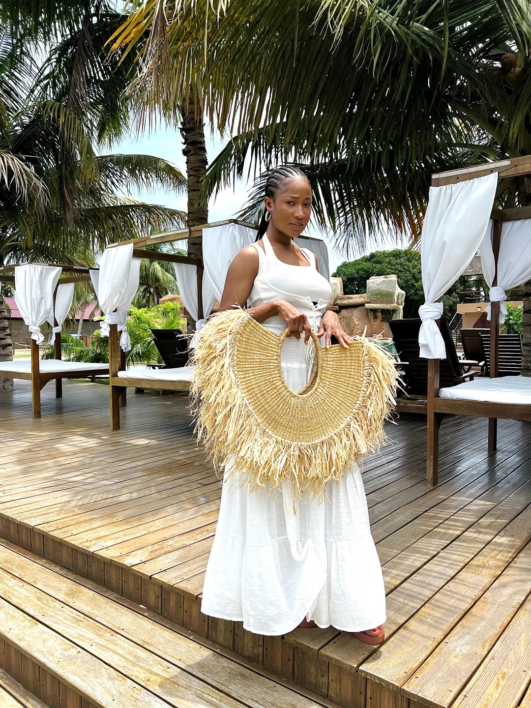ZULU handwoven beach  bag | Etsy (US)