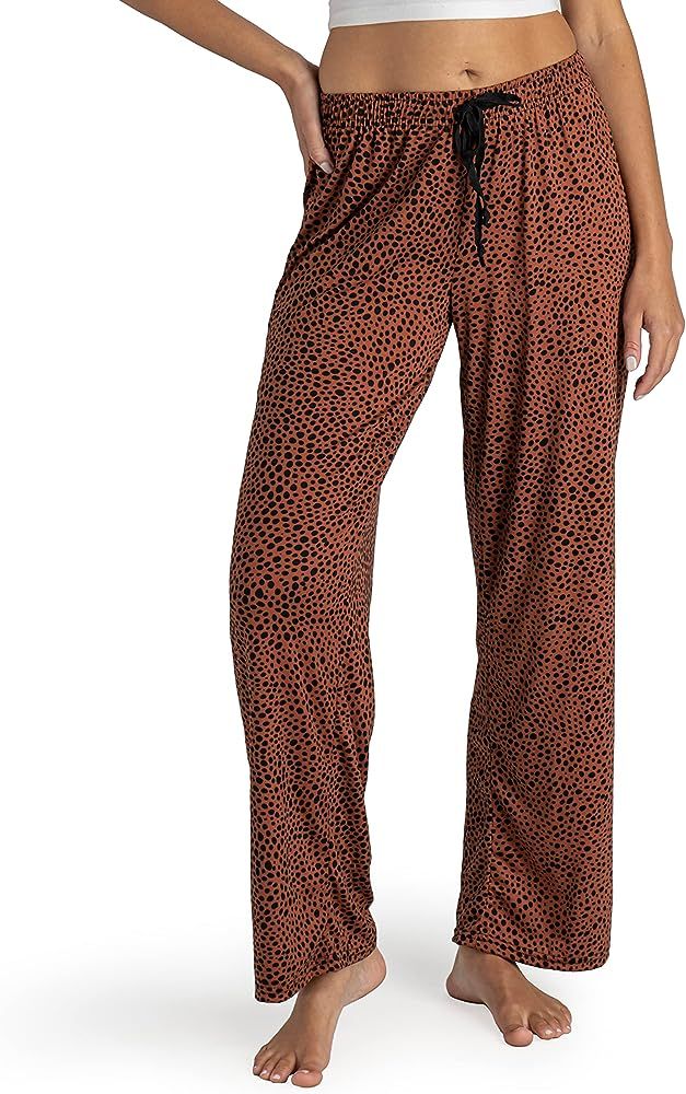 Hello Mello Signature Lounge Pants Womens Soft Pajama Bottoms Elastic Waistband Drawstring Tie | Amazon (US)