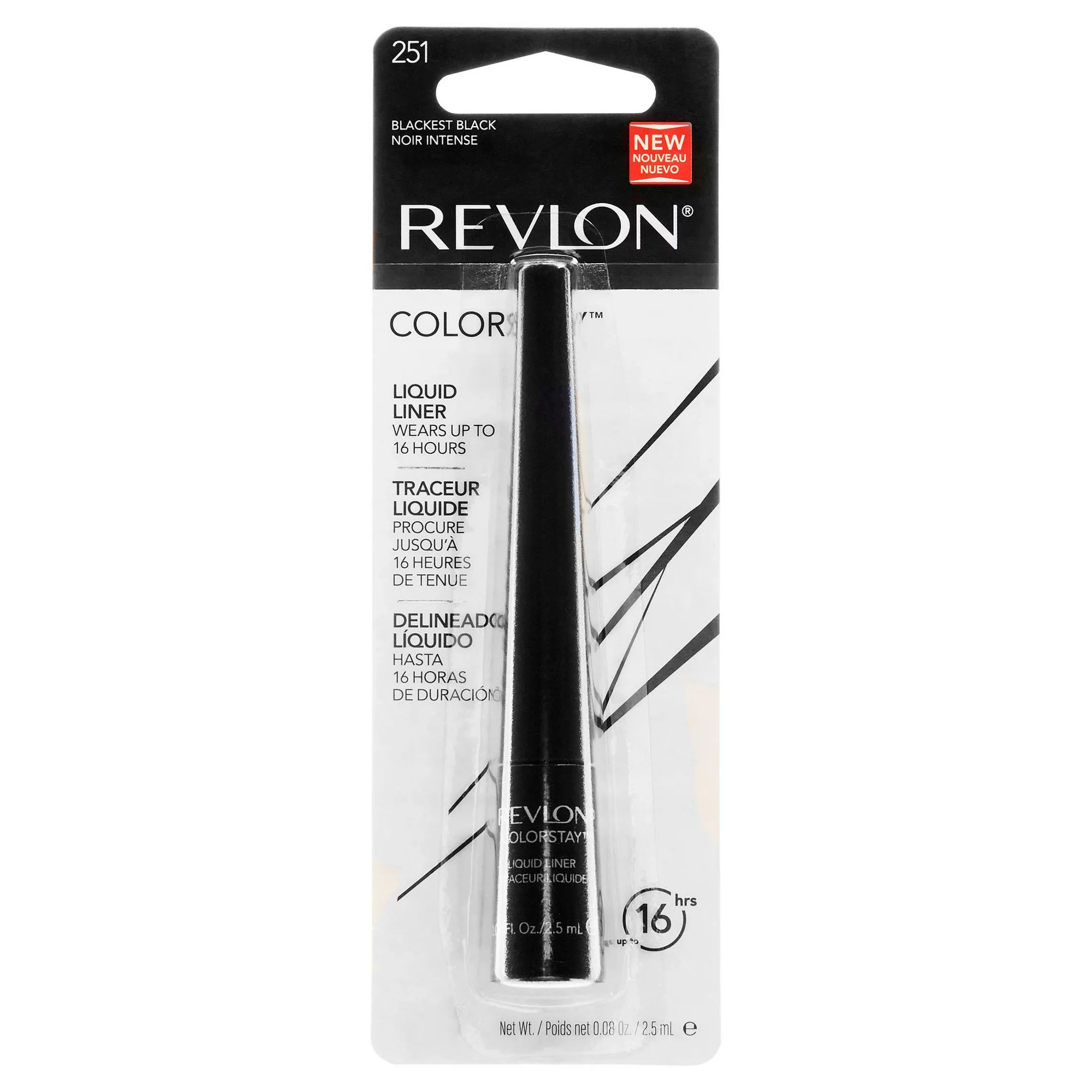 Revlon Liquid Eyeliner by Revlon, ColorStay Eye Makeup, Waterproof, Smudgeproof, Longwearing with... | Walmart (US)