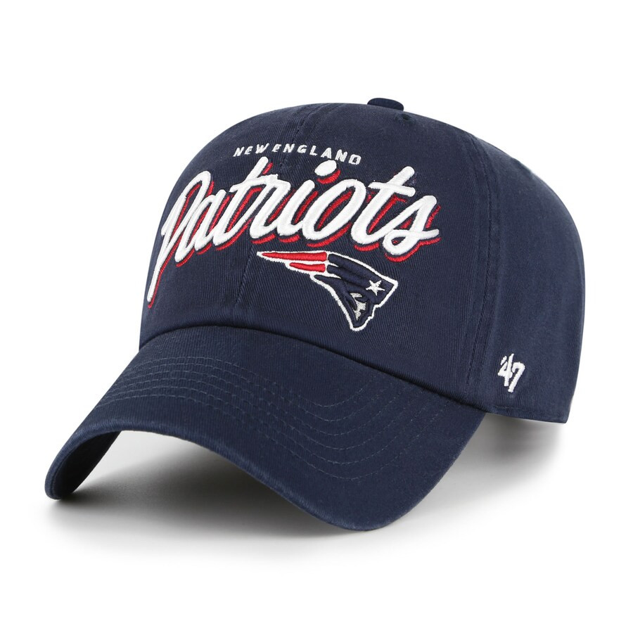 New England Patriots '47 Women's Ariana Clean Up Adjustable Hat - Navy | Fanatics