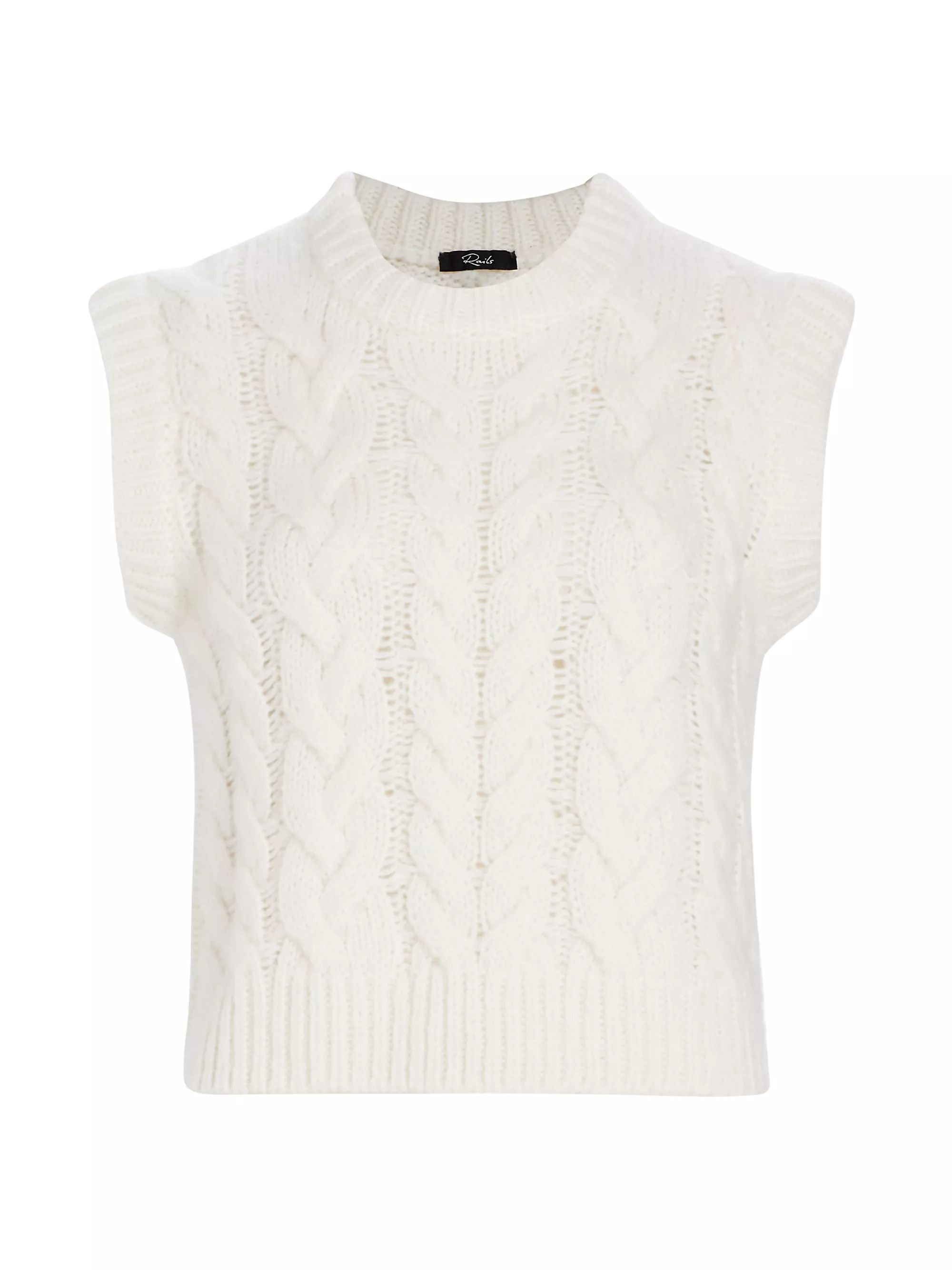 Alexis Cable-Knit Sweater Vest | Saks Fifth Avenue