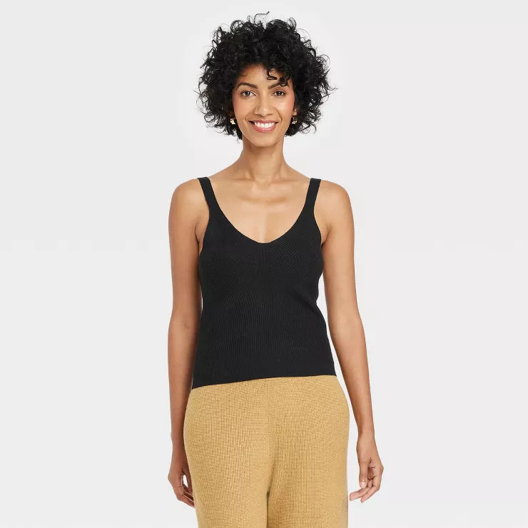 Women's Fine Gauge Sweater Tank - A New Day™ | Target