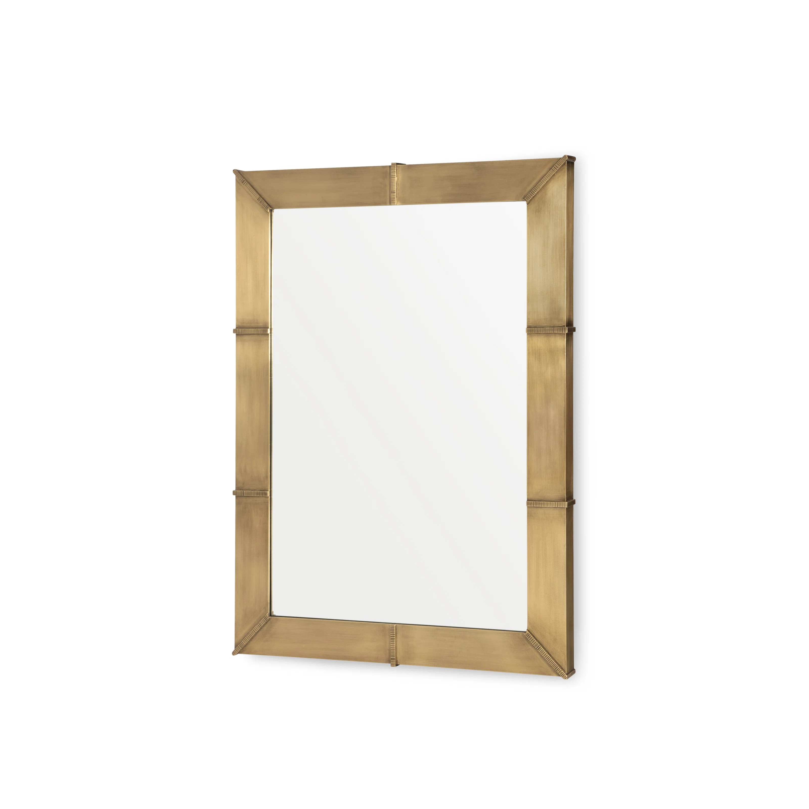 Brea Brass Wall Mirror | Perigold